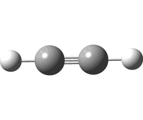 Acetilén, hárma köté Lewi képlet vagy Az acetilén, C H, a legegyzerűbb hárma