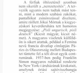 ungarisch, pisli deutsch" (Kicsit mágyár, kicsit német).