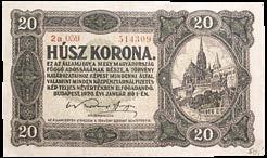 Egy 1913-as húszkoronás bankjegyen például ezt a feliratot olvashatta: Az Osztrák-Magyar Bank e bankjegyért bárki kívánságára azonnal fizet a