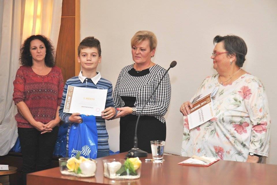 účastníka Tomáš Fehérpataky klavír, za interpretáciu komornej skladby - Pavol Trnavský klarinet a Alžbeta Kováčová - saxofón.