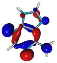ΔE /ev A 8. ábrán az alsó görbének minimuma van körülbelül 0,225-szeres normálkoordináta értéknél. Innen újabb geometriaoptimálást indítottam.