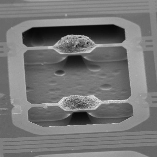 from 20% LEL - methane, propane-butane, hexane - explosion proof operation Test-chip: - array of 6 - chip size: