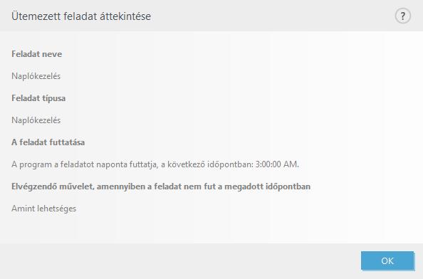 3. Jelölje ki a szükséges feladatot a legördülő listában: Külső alkalmazás futtatása Ezen a lapon egy külső alkalmazás végrehajtásának ütemezése adható meg.