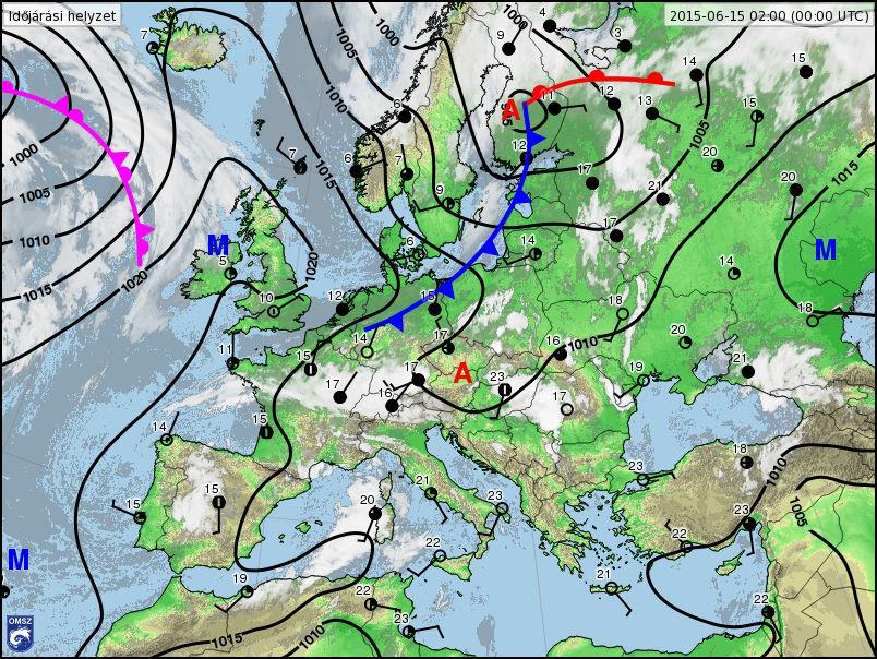 Mindkét évnek a menetéről azt lehet mondani, hogy a 00 UTC szondázási adatokból számított nyírási erősségek értékei az esetek többségében gyakrabban fordul elő a 12 UTC adataival szemben.