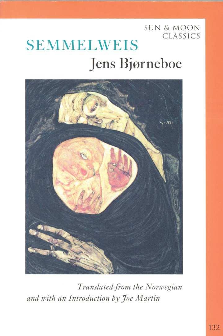 3. ábra. Bjørneboe Semmelweis drámájának angol nyelvű kiadása (1999). Borítólapján az osztrák Egon Schiele 1910-ben készült Halott anya című, döbbenetes erejű expresszionista festménye látható.