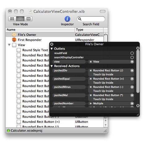 h> @interface CalculatorViewController : UIViewController {!