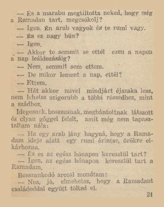 Nincs randevú ramadan alatt