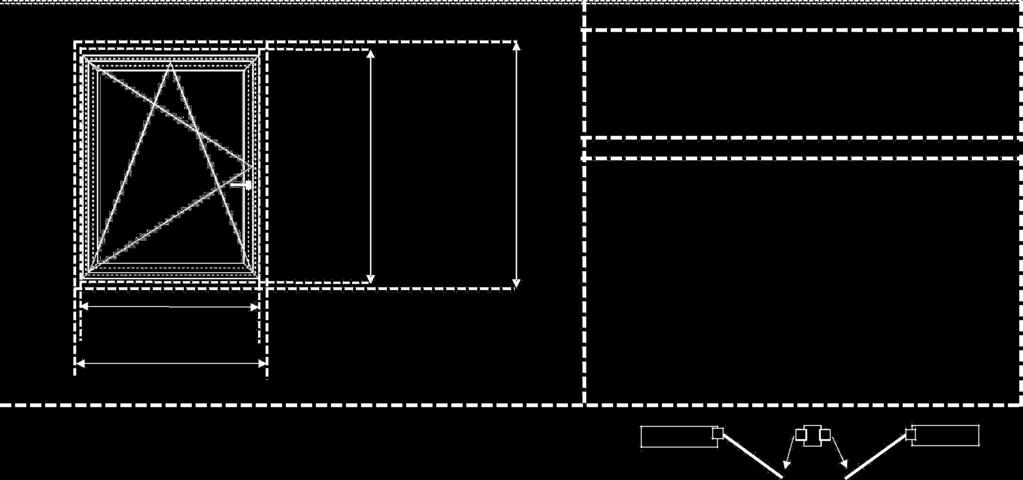 Névleges, falnyílás m Ajtók méretezése: Méretezési segédlet Bejárati ajtók, erkély ajtók, üvegfalak méretezése: Oldalt és felül 1cm, alul 0cm elhelyezési hézaggal számolunk.
