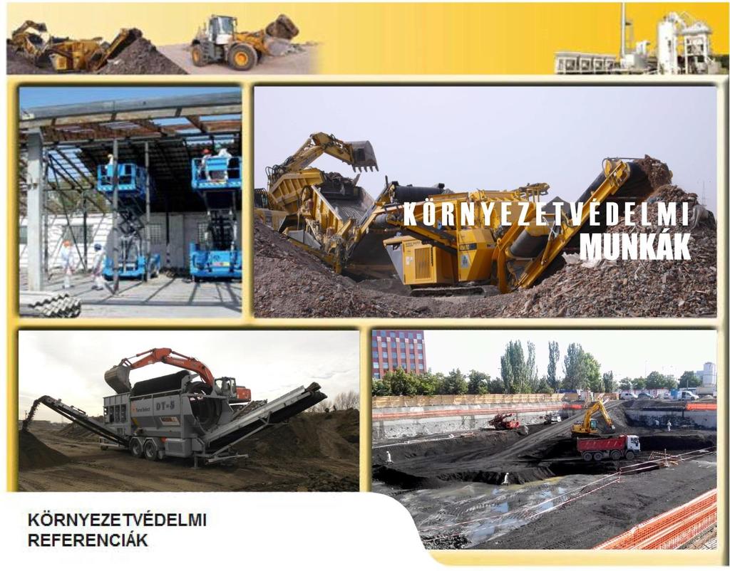 Környezetvédelmi munkák 2016. Budapest Info Park - Kutatási és Fejlesztési Központ nehézfémekkel szennyezett földjének elszállítása és kezelése 2016.