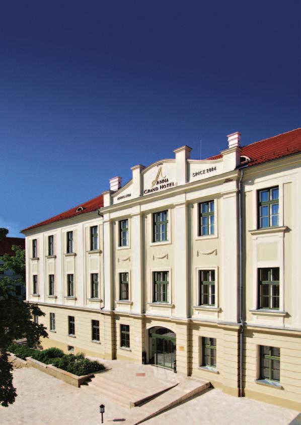 II. díj Anna Grand Hotel Balatonfüred Az Anna Grand Hotel épületegyüttese történeti és építészeti ikon.