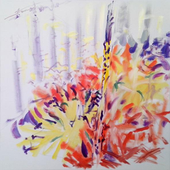 ALOJZ KONEC painter In a vase very