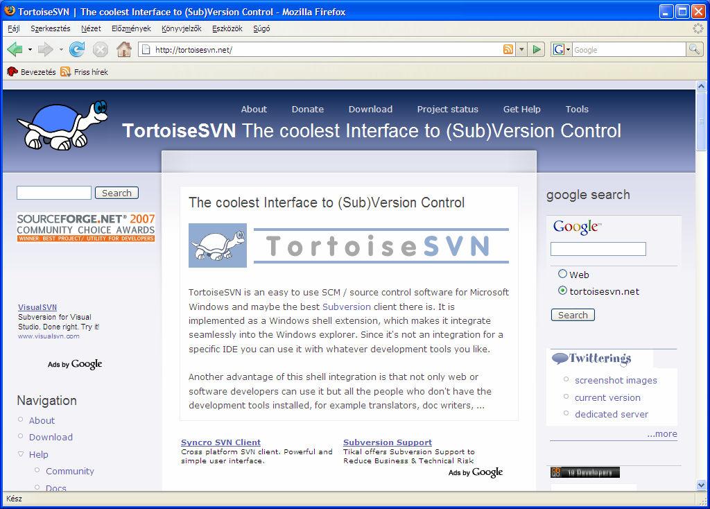 Client Tortoise SVN