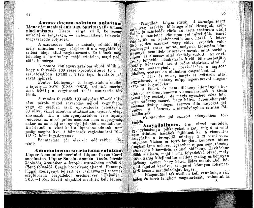 6-65. :'no!~ii_i~n. Nol~l~';nt ~~tt~satuni~~j;c{, Vizsgálat: Idegen savak. A bo ofi!.yánsa~.at ~.iquo. ~na0~.~~. :sntlt~. 8pu ~u~_:o;ah_~ nntmól:ic[~:;;.