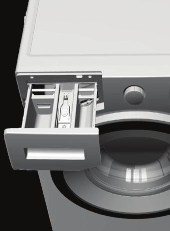 Using liquid detergents If the product contains a liquid detergent cup: Make sure that you have placed the liquid detergent cup in compartment nr. "2".