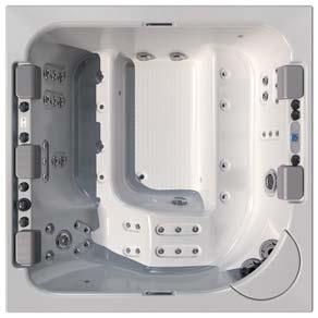 PORTABLE MASSZÁZSMEDENCÉK / PORTABLE SPAS Cheers CH3 / Alap felszereltség / Standard facilities Befúvók / Jets Termotetô / Cover Vízesés / Waterfall Spa rog ejtámla /