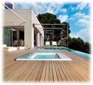 érzetet nyújt. A beguiling merger of styling research and technological innovation, the Seaside series Compact Nest and the AWT automatic water treatment system make these hydrospas true winners.