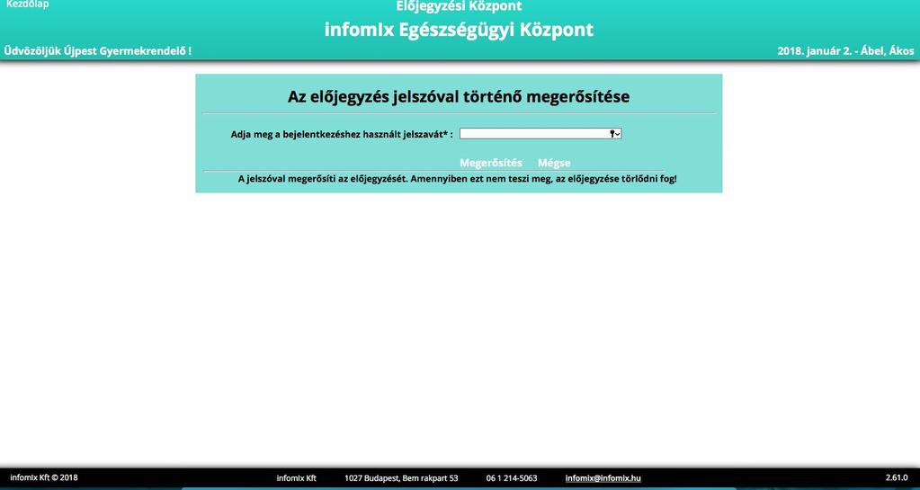 Ahogy a képen is látszik, az email birtokában két dolgot tehetünk: vagy megerősítjük, vagy töröljük