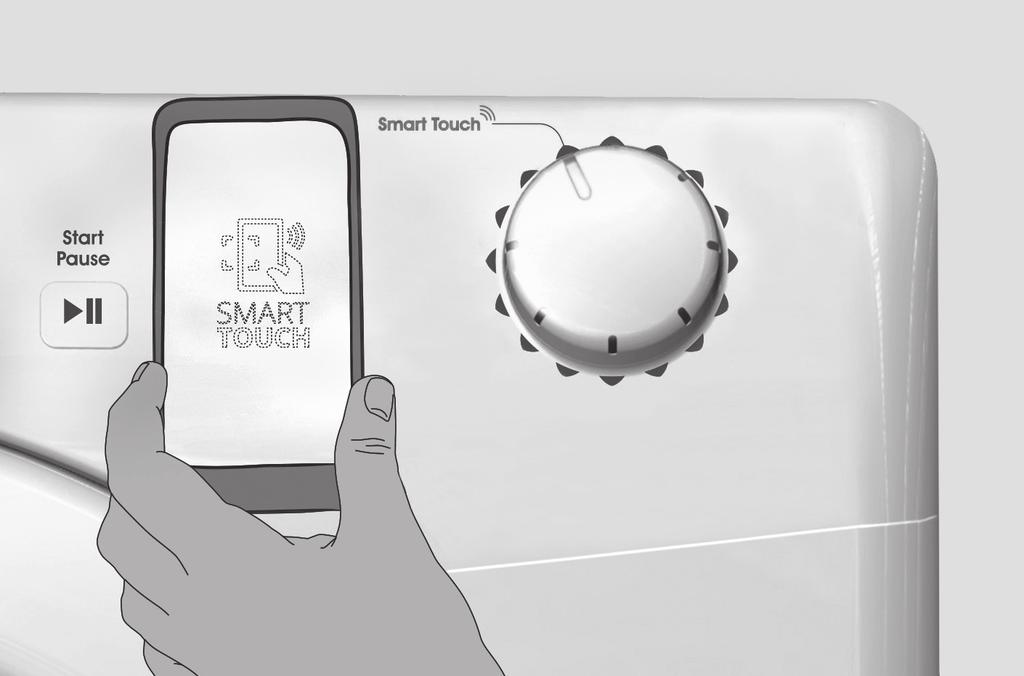 DALŠIE POUŽITIE bežné použitie l Vždy, keď chcete spravovať spotrebič cez aplikáciu, najskôr aktivujte režim Smart Touch nastavením ovládača na správnu pozíciu.
