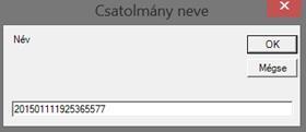 ábra: Szkennelt csatolmány elnevezése A szkennelés végeredménye egy PDF