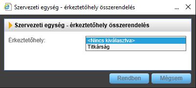 Amennyiben mód van rá, nevezzük át a szervezeti egységet annak utódjára, hogy az új szervezeti egység alatti felhasználók örököljék az iratokhoz való hozzáférési jogosultságot.