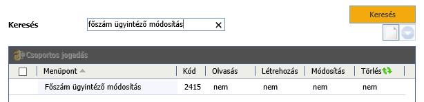kiválasztott menüjogra, majd a felugró ablakban be kell