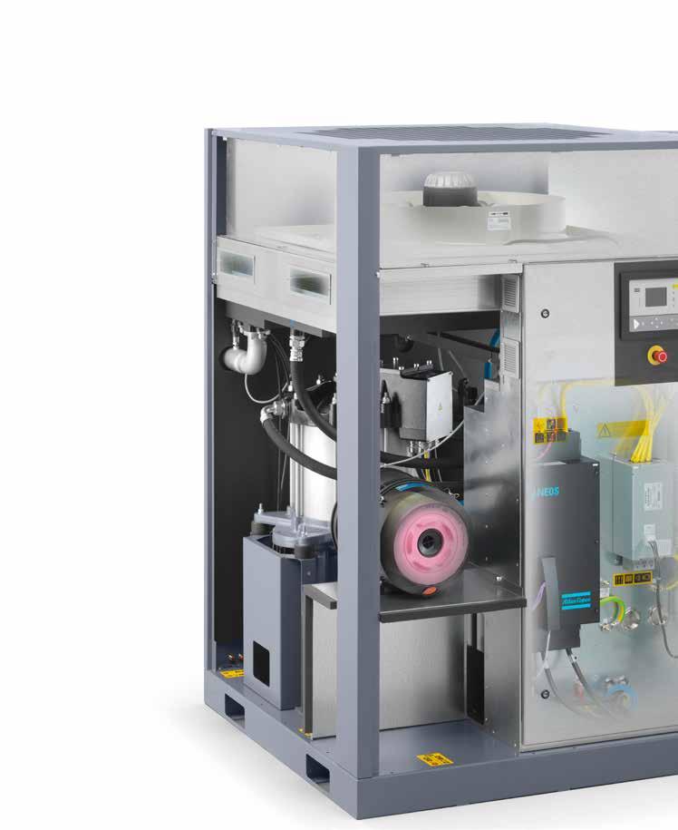 AZ ERŐTELJES GA 75-110 VSD + BELSŐ KIALAKÍTÁSA 1 Belső állandó-mágneses (ipm) motor Prémium hatékonyság, amely meghaladja az IE4 szinteket.