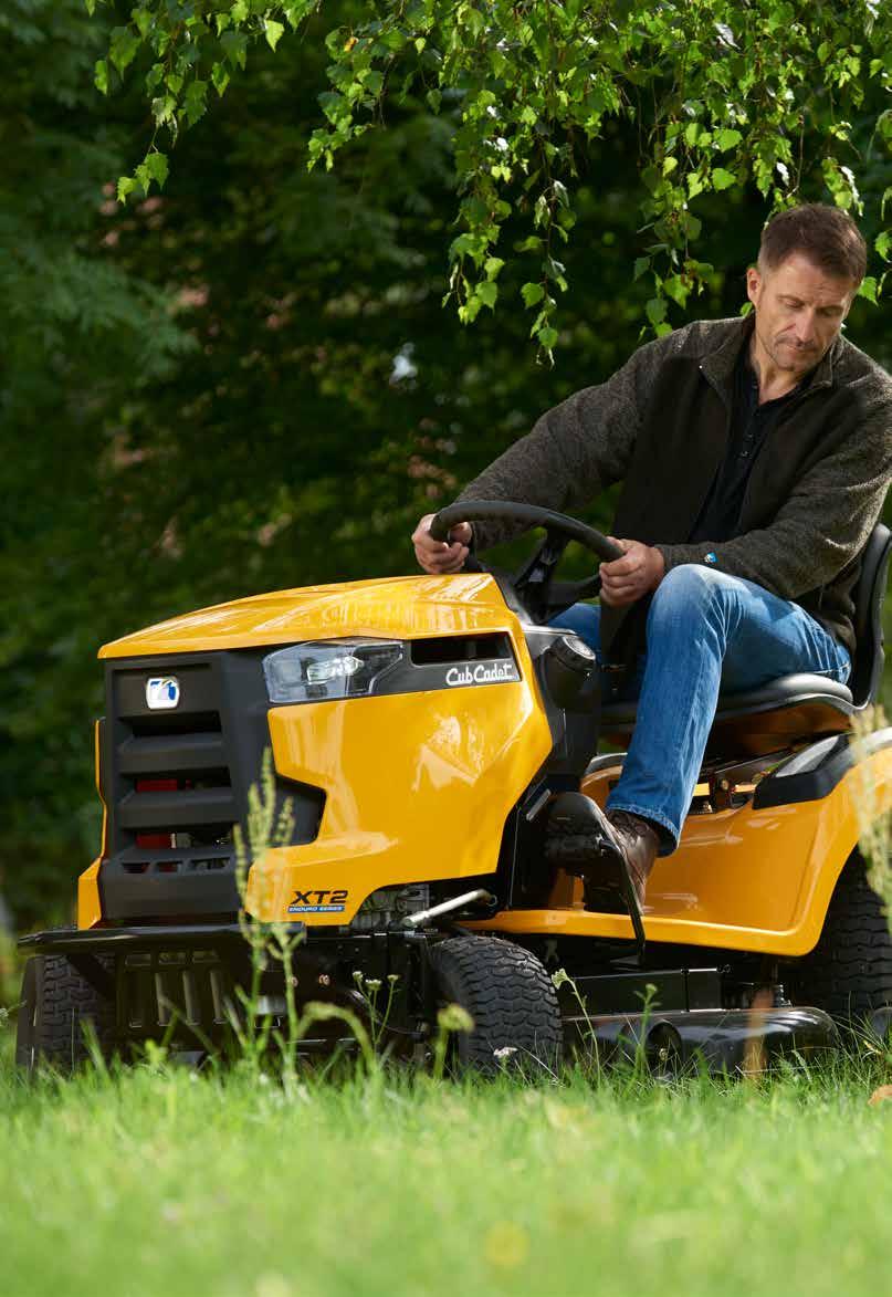 TIGHT TURN XTREME 17 cm CUB CADET KÉT HENGERES MOTOR KÖZVETLEN ÜZEMANYAG-BEFECSKENDEZÉSSEL Elsőként az XT2 PR106ie és az XT2 PS117i modellekbe került beszerelésre ez az új fejlesztésű motor, mely