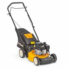 A különösen erős konstrukciójuk hosszú élettartamot, a Cub Cadet OHV motorok pedig megfelelő erőt biztosítanak. A Cub Cadet CLASSIC családjával gyűjtheti vagy kiszórathatja a kaszálékot.