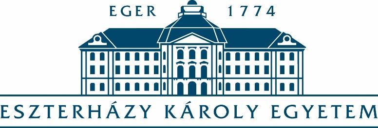 ESZTERHÁZY KÁROLY EGYETEM GAZDASÁGI IGAZGATÓSÁG ÜGYRENDJE