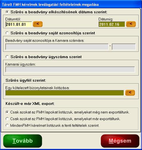 Nyomtatás: A nyomtatás az egyéb programoknál már megszokott beállítási lehetőségekkel és lépésekkel kezdeményezhető. A nyomtatás panelen választhatunk célnyomtatót, példányszámot.