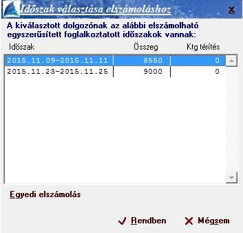 A képernyőn felrögzített tárgyhavi adatok ki is nyomtathatók ezen felületről a nyomtatóikon segítségével.