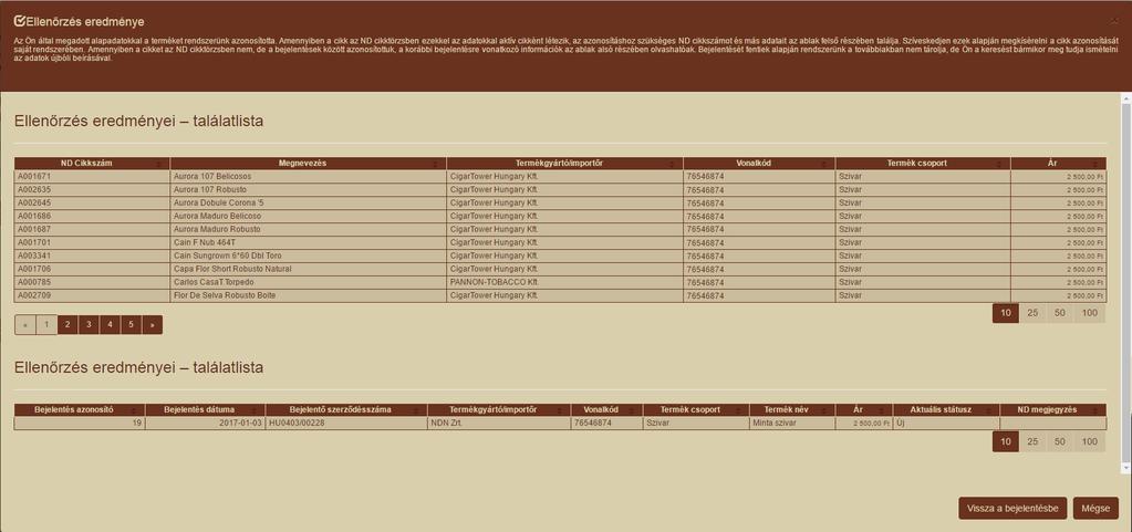 Dohányt tartalmazó kiegészítő, Cigarettapapír, Cigarettahüvely és Füstszűrő esetén az ár megadása nem kötelező.