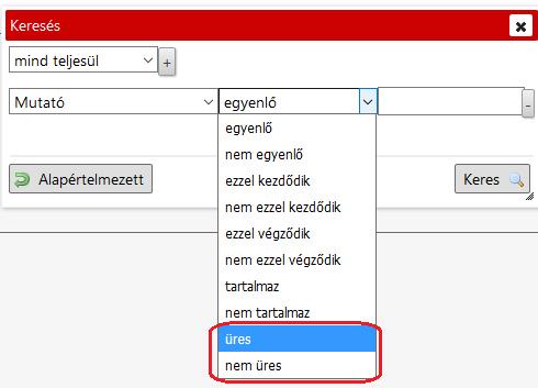 Folyamatban lévő bevallások Folyamatban lévő számlakivonatok Jogerősíthető tételek Rendezetlen függő tételek Várakozó utalás analitika tételek Létrehozásra váró dokumentumok Postázásra váró iratok