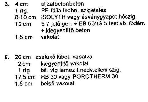 5. ábra Engedélyezési tervhez metszet Egy épületről annyi metszetet kell készíteni, amellyel egyértelműen bemutathatók, megérthetők legyenek az eltérő szerkezeti megoldások, de legalább két,