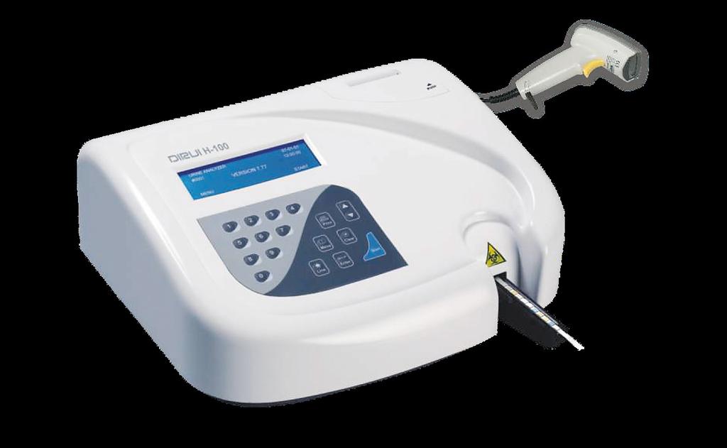 vizeletvizsgáló készülék H-100 vizeletvizsgáló A H-100 félautomata vizeletvizsgáló kis laborok és kórházak számára megfelelő vizeletvizsgáló eszköz.