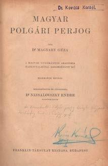 1 223. Sárváry Ferencz: Világosító és rendszeres előadása az 1836diki úrbéri törvényeknek. Legközelebb az ügyvédi vizsgálatra készülők, és tanítványi számára készítette --. Pesten, 1837.