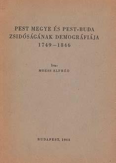 (A magyarországi zsidó hitközségek monográfiái. 2.) 250. Mórocz János, martosi: A zsidókérdés egy magyar nemes szemszögéből. Második kiadás. Bp., 1938. (Ádler és Práder ny.) 80p.