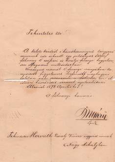 Központi Antikvárium 33 270. tétel 273. tétel 274. tétel 283. tétel 278. Kosztolányi Árpád (1859-1926) matematika- és fizikatanár, iskolaigazgató saját kezű aláírása egy iskolai bizonyítványon.