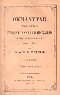 20 Központi Antikvárium 154. Országgyülési emlék. Politikai, történeti és szépirodalmi almanach. Szerk. és kiad. Vahot Imre. Budapest, 1848. Kozma V. Egyetemi Ny. IV+149+(4)+ +134+(2)p.+1t.