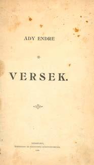 6 Központi Antikvárium 12. tétel 13. tétel 22. tétel 25. tétel 11. Ady Endre: Az utolsó hajók Bp., (1923.) Athenaeum. 158+(2)p. Posztumusz első kiadás.