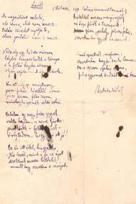 50 000,- Kéziratok 47. Babits Mihály (1883-1941) költő, író Levél (Válasz egy kedves ismeretlennek) című versének autográf, aláírt kézirata.