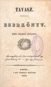 -- oskola-mester által a víziszony és kigyómarás gyógyítására felfedezett orvosi szernek használatáról. Komáromban, 1840. Weinmüller Franciska ny. 16p. A gerincén papírcsíkkal megerősítve. Unbound.