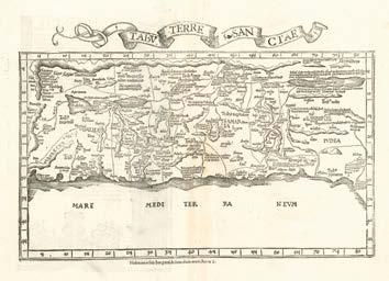 68 Központi Antikvárium Térképek 173. Tabu. Terre Sanctae Strassburg, 1525.