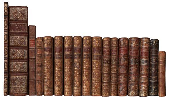 : Az első kötéstábla belső oldalán a Bibliotheca Cortina könyvjegyével. Joaquin Gómez de la Cortina a madridi egyetem rektora és a legfelsőbb bíróság tagja volt a XIX. század közepén.
