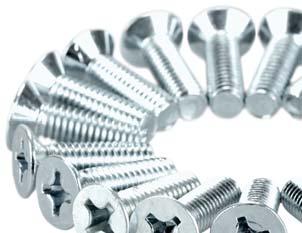 Accessoires and Films Acél csavarok Stainless Steel threaded Screws M3/M4 hengeres fejű csavar kereszt horonnyal Threaded screws M3/M4 with cylinder head and cross recess 41.308 Fej Ø head mm 8 41.