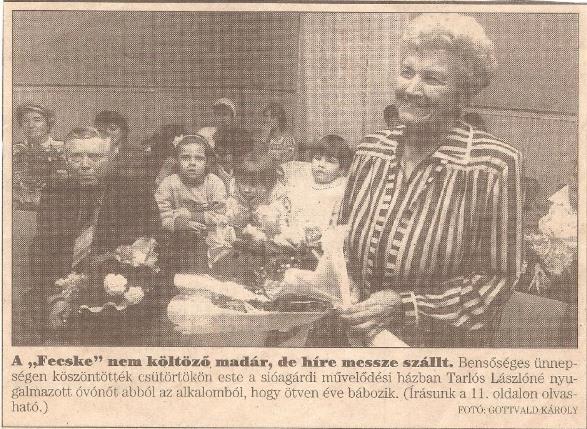 Boldog vagyok, hiszen a munkámban megtaláltam az örök játék hangulatát, a bűvös