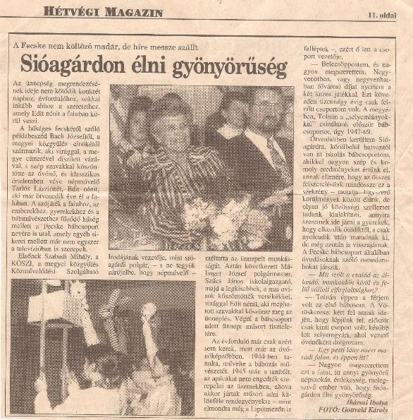 Éltessük hát még sokáig ezt a műfajt összefogással, fesztiválokkal, képzésekkel,