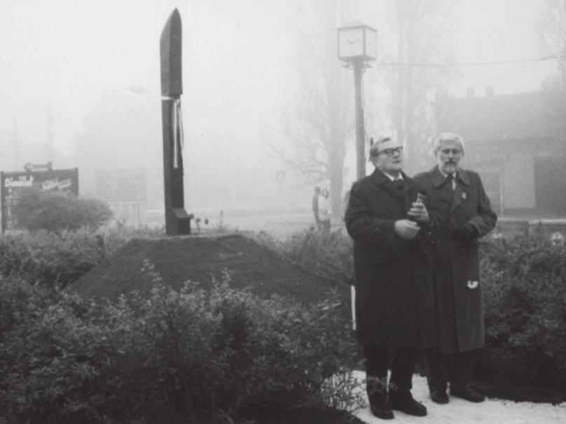 Somogyi László beszédet mond a