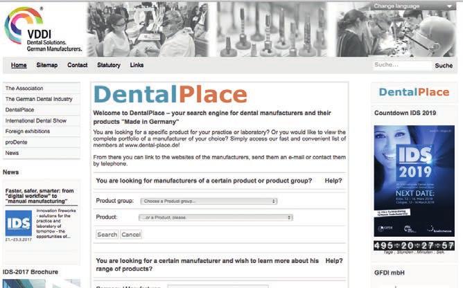 A Nemzetközi Fogászati Kiállítást (IDS) a VDDI vállalkozása a GFDI (Gesellschaft zur Förderung der Dental-Industrie mbh - Fogászatiipari Fejlesztési Kft.