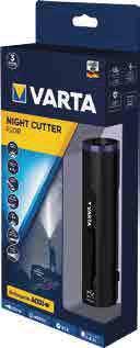 ELEMLÁMPÁK ÉS IZZÓK TERMÉKSZORTIMENT 2018 TAVASZ Night Cutter F20R 18900 Újratölthető prémium elemlámpa Micro-USB töltővezetékkel Integrált USB-bemenet, amely minden Micro-USB vezetékkel kompatibilis